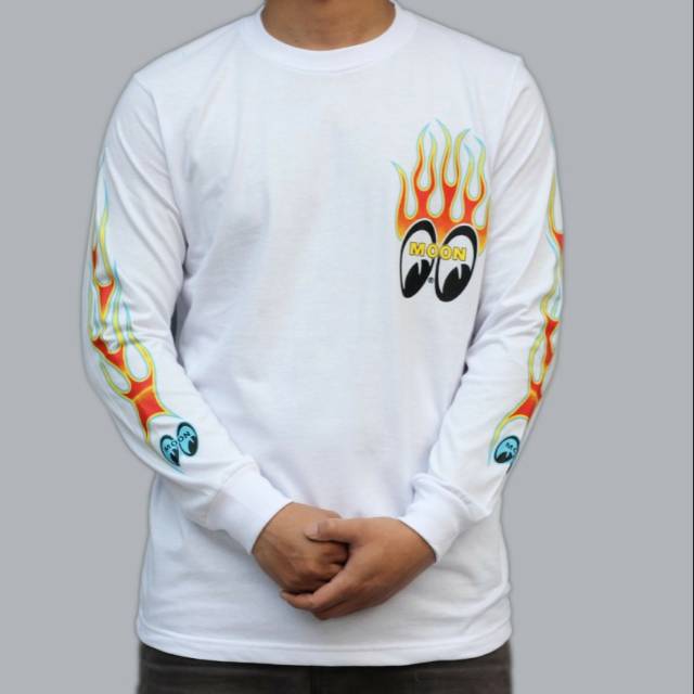 Longsleeve Mooneyes Premium Mirror Kaos Lengan Panjang Mooneyes