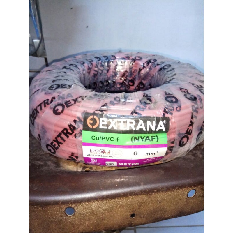 kabel serabut 1×6mm kabel nyaf