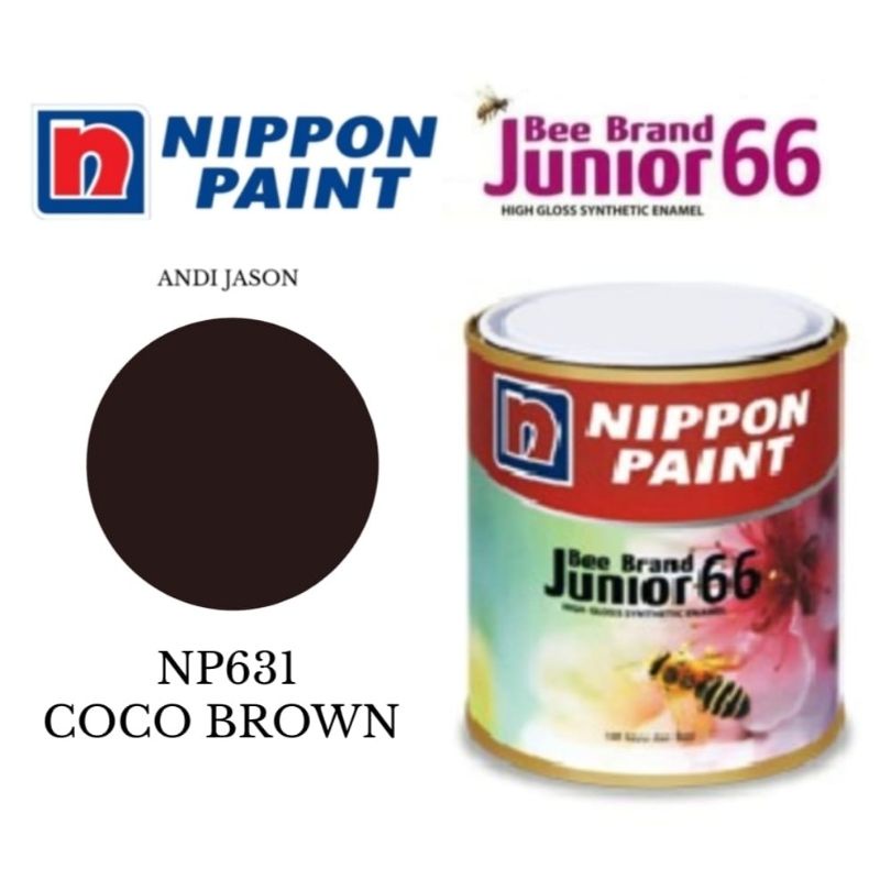 CAT BEE BRAND JUNIOR 66.  0.94 LITER NO NP631 COCO BROWN CAT MINYAK KAYU DAN BESI