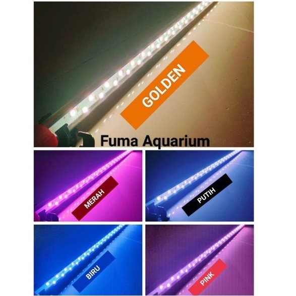 Lampu Tanning View Arwana SAKKAI PRO T5 Double Led 600 Premium 5X Mode Ganti Warna 14Watt