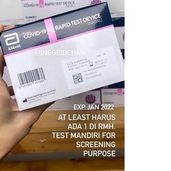 ➦ ABBOTT SWAB ANTIGEN ECER ✤