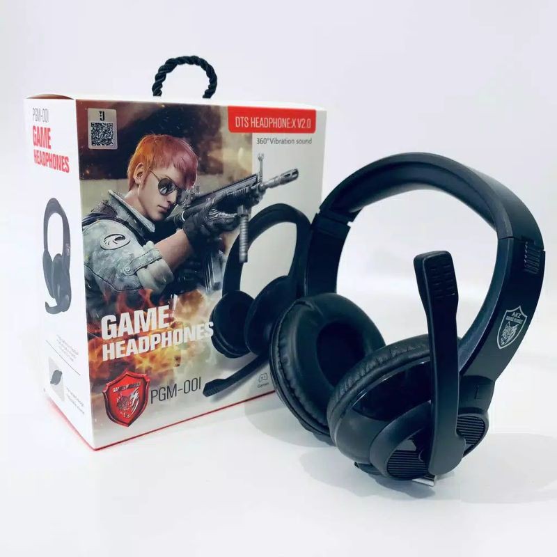 GG - Headset Kabel Gaming GM-001  Headset Gaming / Headphone Wired Gaming GM001 High Quality