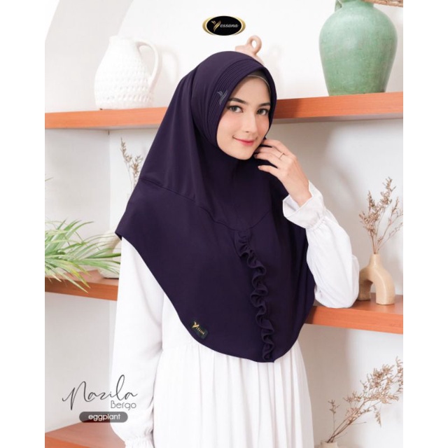(Diskon 10%) Bergo Nazila by Yessana Hijab