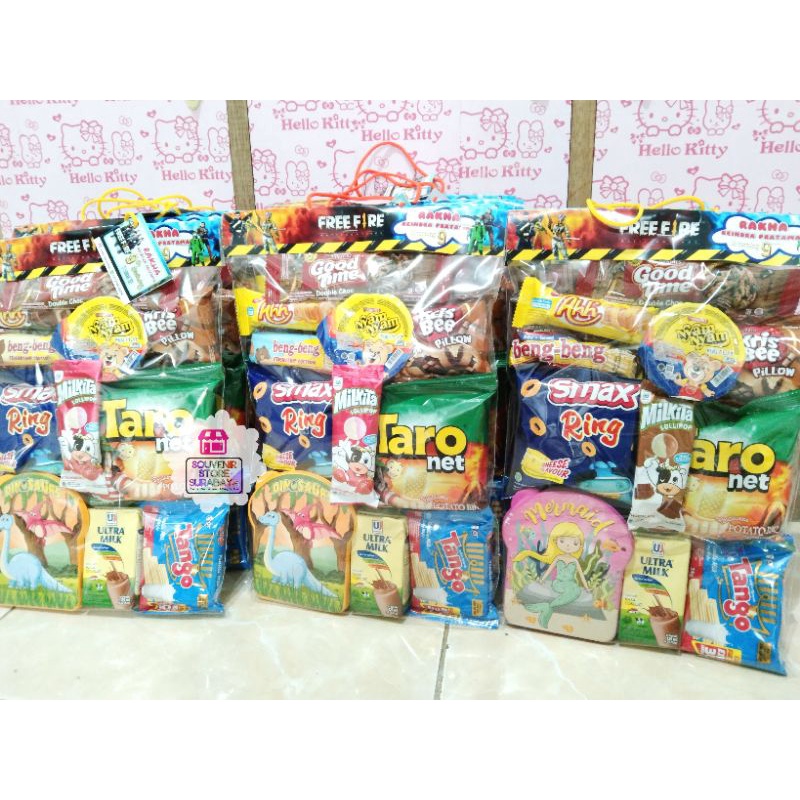 Souvenir Ulang Tahun Lunchbox || Paket Ulang Tahun Murah || Bingkisan Ultah Anak || Lunchbox Biggy