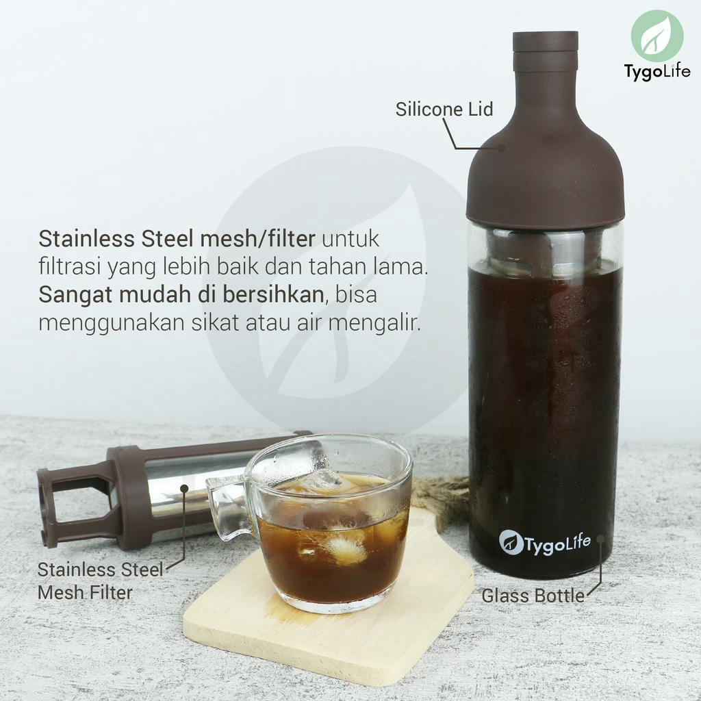 TYGO BREEZE COLD BREW FILTER IN COFFEE TEA BOTTLE FREE BUBBLE WRAP TEBAL