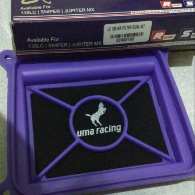 air filter / filter udara uma racing jupiter mx (dual kit)