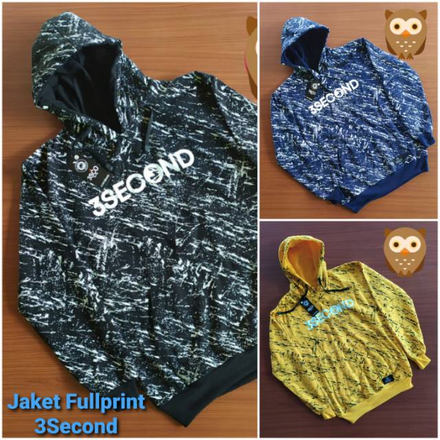 JAKET FULLPRINT 3SECOND / JAKET FULLPRINT / JAKET COWOK / JAKET CEWEK