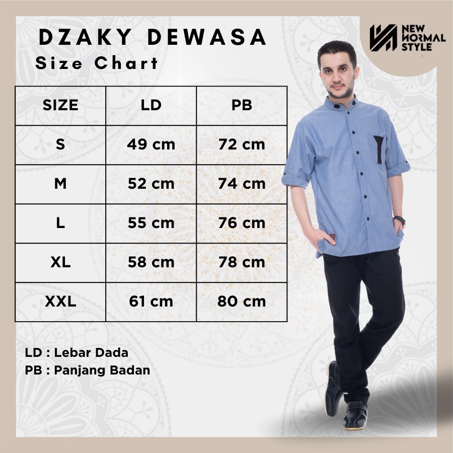 DZAKY COUPLE SERIES Baju Kemeja koko Kokoh Kemko Pria Dewasa Couple Ayah dan Anak Laki Laki Cowok 8 10 12 13 Tahun Lengan Pendek Terbaru 2022