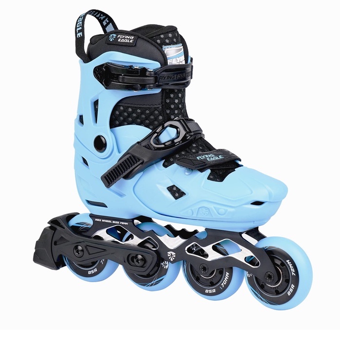 Sepatu Roda Anak Inline Skate Pemula Flying Eagle S7 - Blue