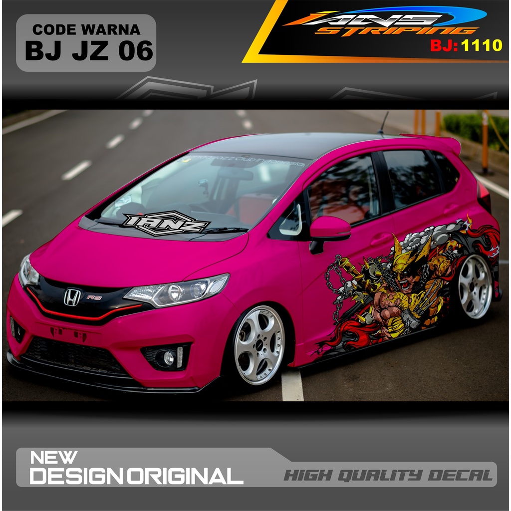 STICKER MOBIL JAZZ / STIKER MOBIL BRIO / DECAL STIKER MOBIL SWIFT / STIKER MOBIL TOYOTA / DECAL STICKER MOBIL / STIKER YARIS AYLA