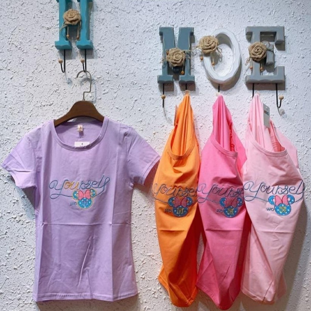 Kaos Anak Perempuan Import ukuran 1 tahun - 5 tahun / Kaos Anak Perempuan Lengan Pendek Import / 100% import