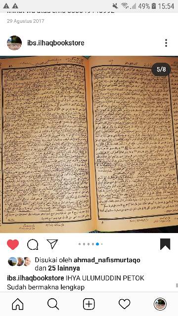 Ihya ulumuddin makna pesantren lengkap