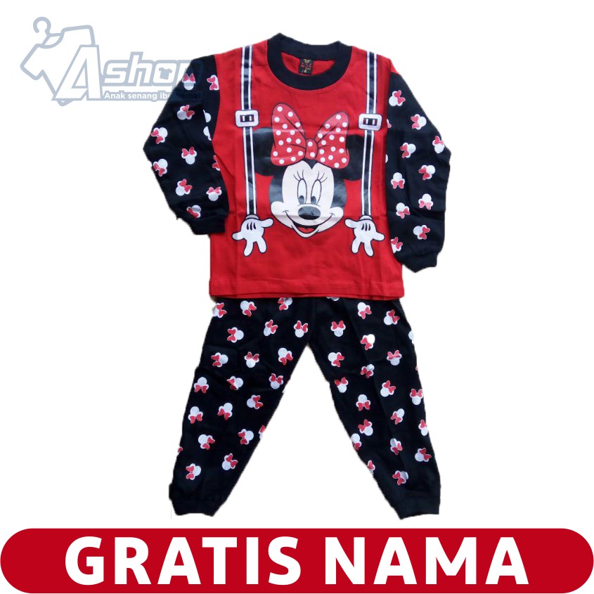 Baju Anak Minnie Mouse Panjang