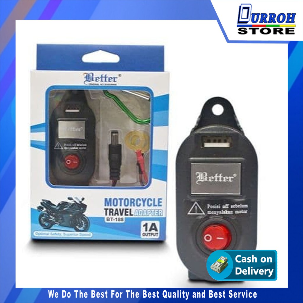 Charger Aki Motor Better BT - 188 / Charger Hp Di Aki Motor