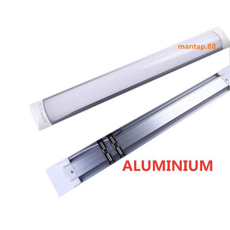 LAMPU NEON LED TL PANJANG/TABUNG 18W/36W 60CM/120CM CAHAYA PUTIH ALUMINIUM