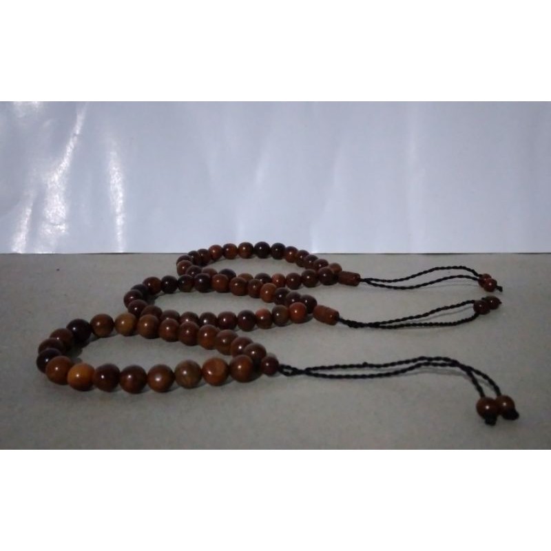 GELANG KOKKAH BULAT COKLAT BESAR 7MM UKURAN DEWASA