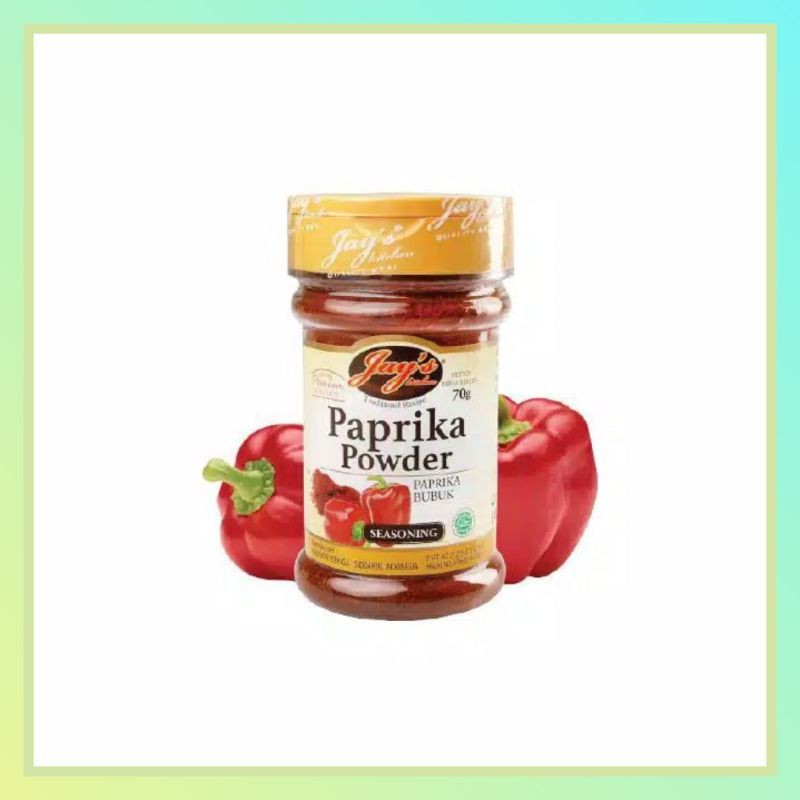 

Jay's Paprika Powder 70 gram - Bumbu Masakan