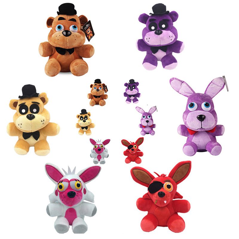 18/25cm Boneka FNAF Five Nights At Freddy's Foxy  Bonnie Golden Freddy Plush Toy