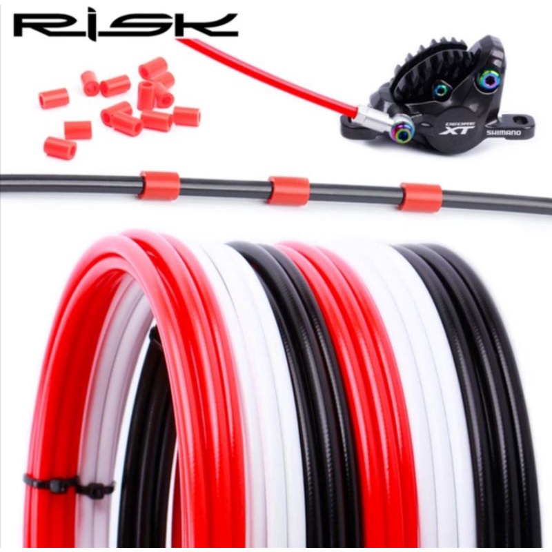 Risk Kabel Rem Hidrolik Sepeda Cable Housing Brake Hydraulic Hitam