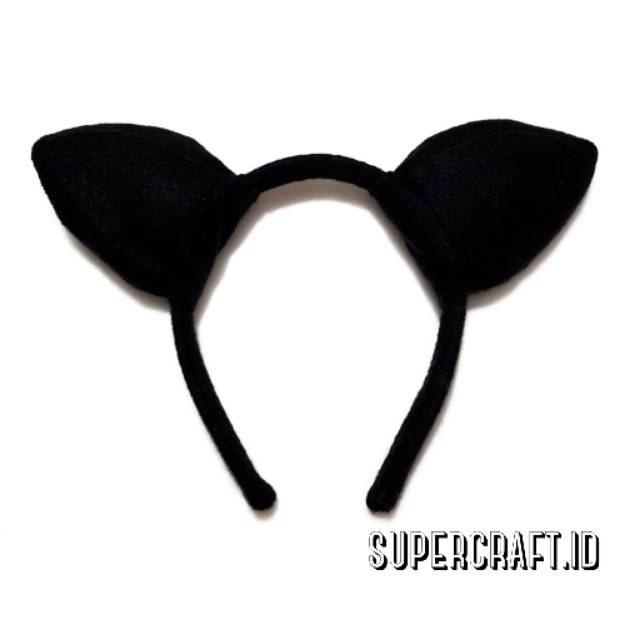 Bando Karakter Kucing Kostum Cat Black Kucing Hitam Halloween Party Cat Devil