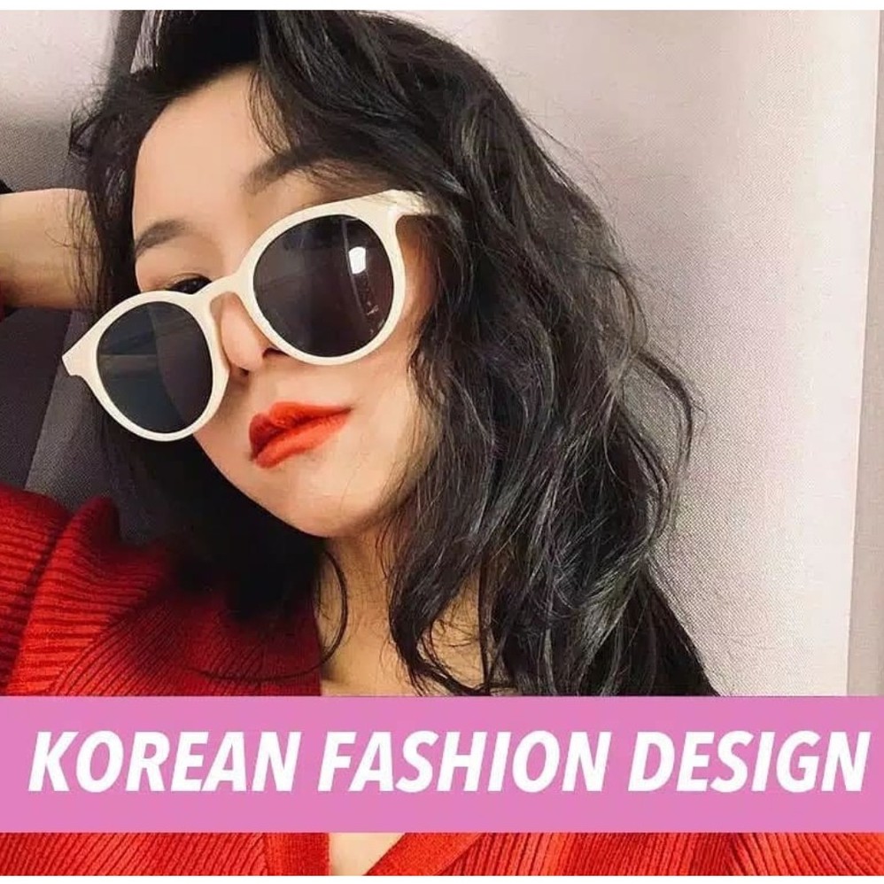 !!PROMO!!Kacamata Fashion Wanita Pria Bulat Mata/Sunglasses Style Korean-2