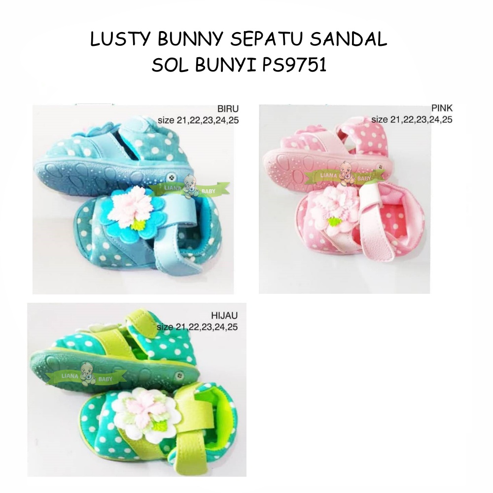 SPK47 LUSTY BUNNY SEPATU SANDAL SOL BUNYI PS9751