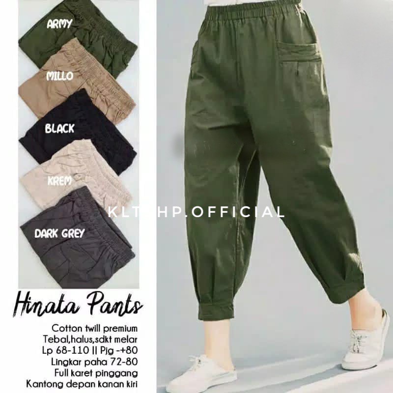 [COD] HINATA PANTS//celana korea cotton twill//CELANA TWILL PREMIUM//CELANA WANITA//MERA PANTS