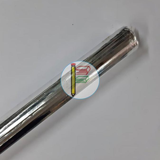 

Kertas Metalik warna Silver Perak Mengkilap untuk Sampul Kado