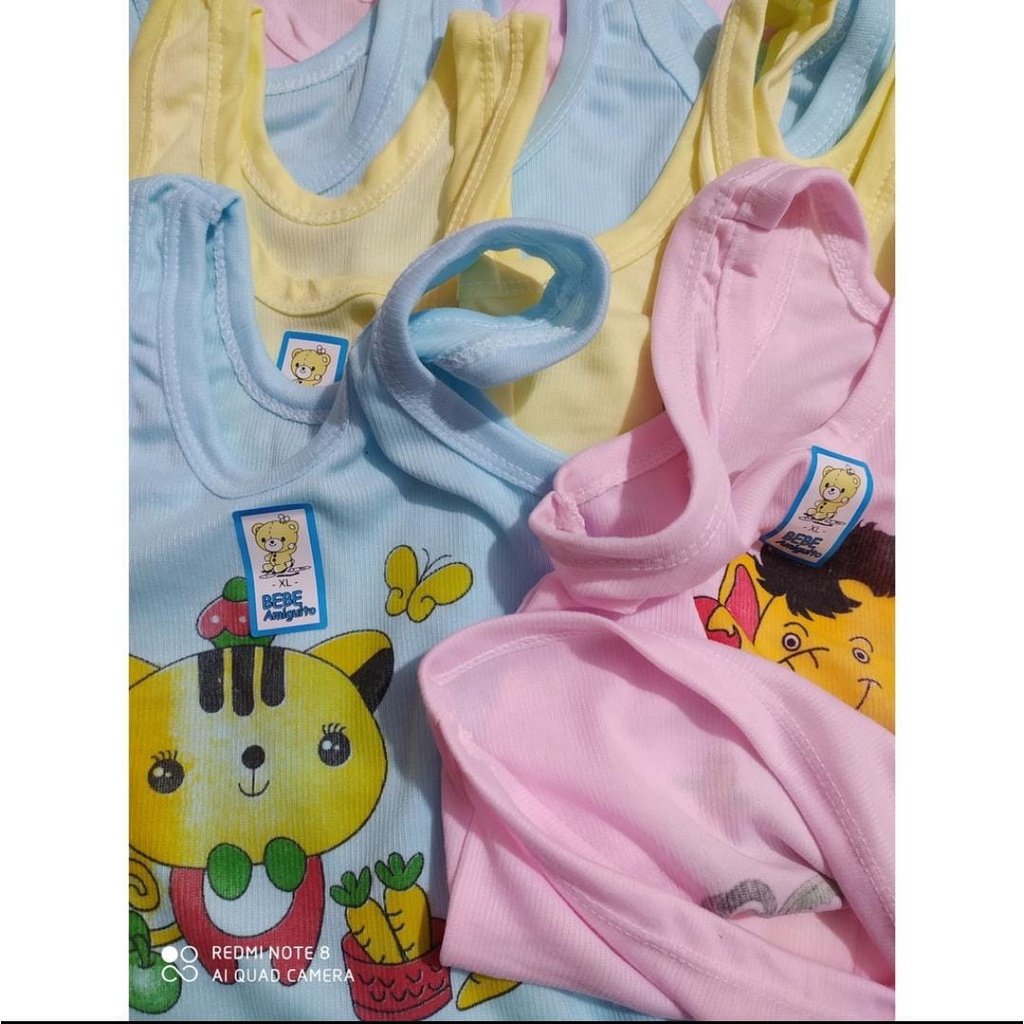 Singlet Kutung BEBE WARNA - Kaos Dalam Anak TK dan SD