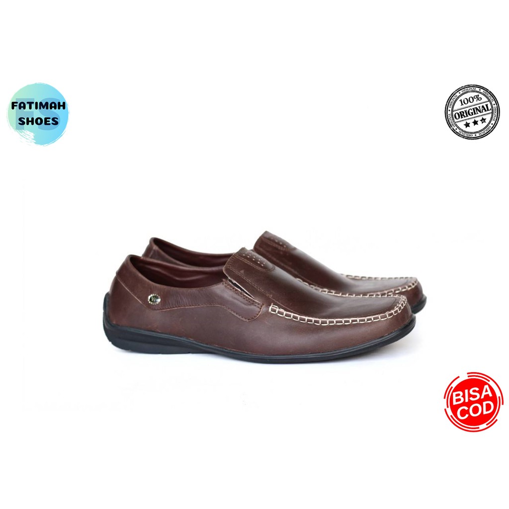 Sepatu Slip On Kulit Pria Original Sepatu Slop Kulit Sepatu Formal Kulit Pria Sepatu Pantofel Pria