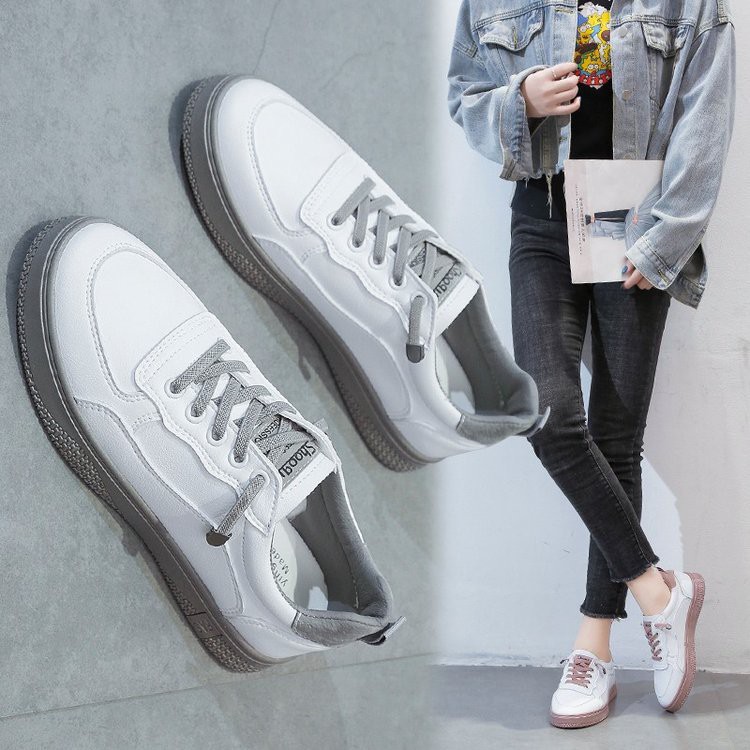 RYX - Solid Platform Sepatu Sneakers Canvas Wanita Fashion Casual (NO BOX) - Ori Import