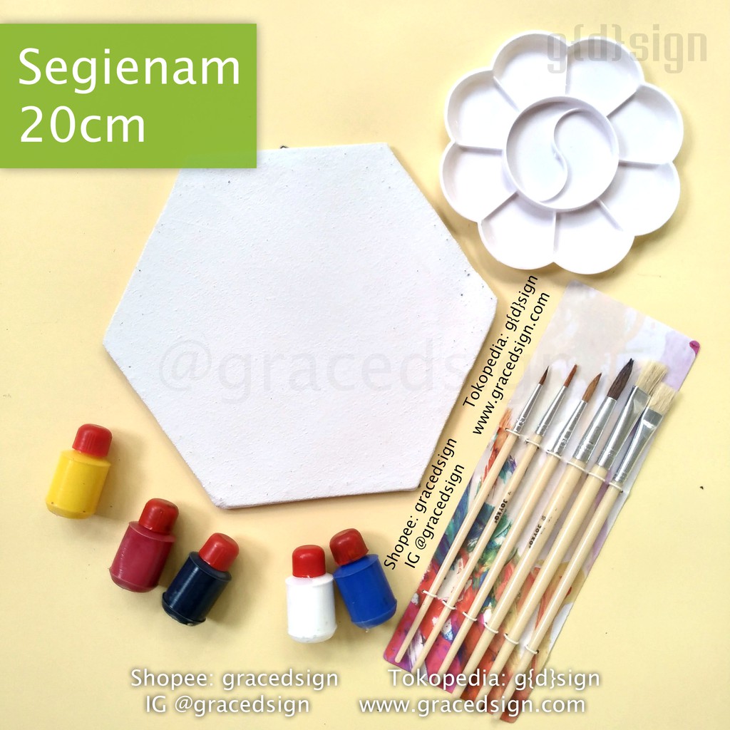 DIY Painting Kit Paket Melukis Hemat Pemula Beginner Palet DIY Painting Kit Paket Melukis Hemat Pemula Beginner Palet