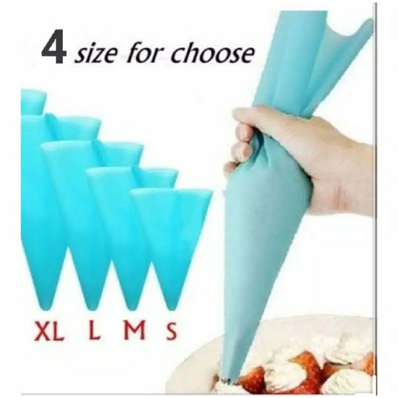 Piping bag spuit silicone import