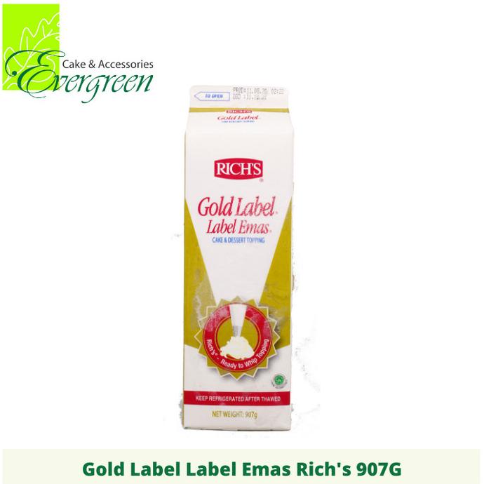 

RIch Topping Gold Label 900 g Kode 1470