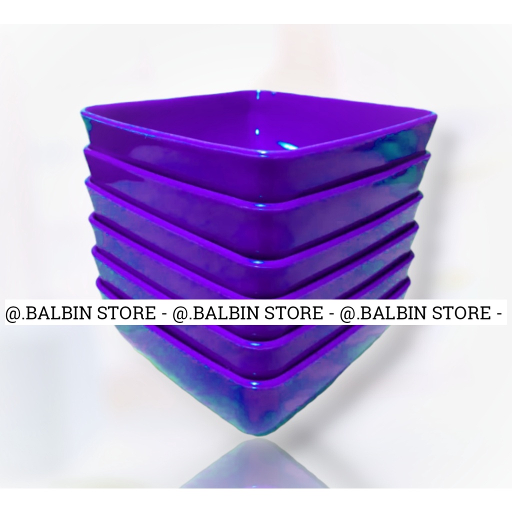 BALBIN STORE | mangkuk melamin 6.inc - mangkuk makan - mangkok kotak melamine 15 cm -mangkuk saji - mangkuk mie - mangkuk bubur - mangkuk soto - mangkuk serba guna - mangkuk varian warna random