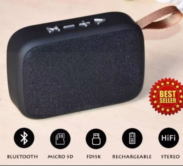 SPEAKER Bluetooth portable charger G2 162 Model Mini  BT wireless Support Radio FM-3