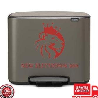 BRABANTIA 36 LTR TEMPAT SAMPAH STAINLESS PLATINUM PEDAL BIN 36L SDFS35465