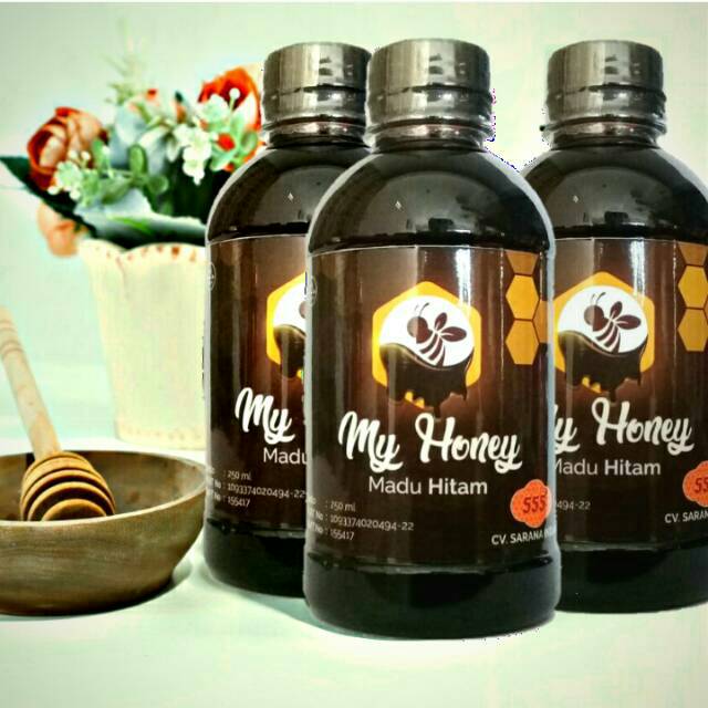 

Alami Madu Hitam Madu Alami Madu Asli Madu Herbal Alami My Honey 250 ml