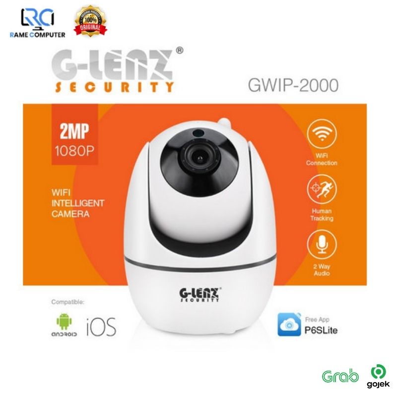 G-lenz Security Wifi Pan &amp; Tilt Camera Glenz Gwip - 2000 (Full Hd 2Mp)