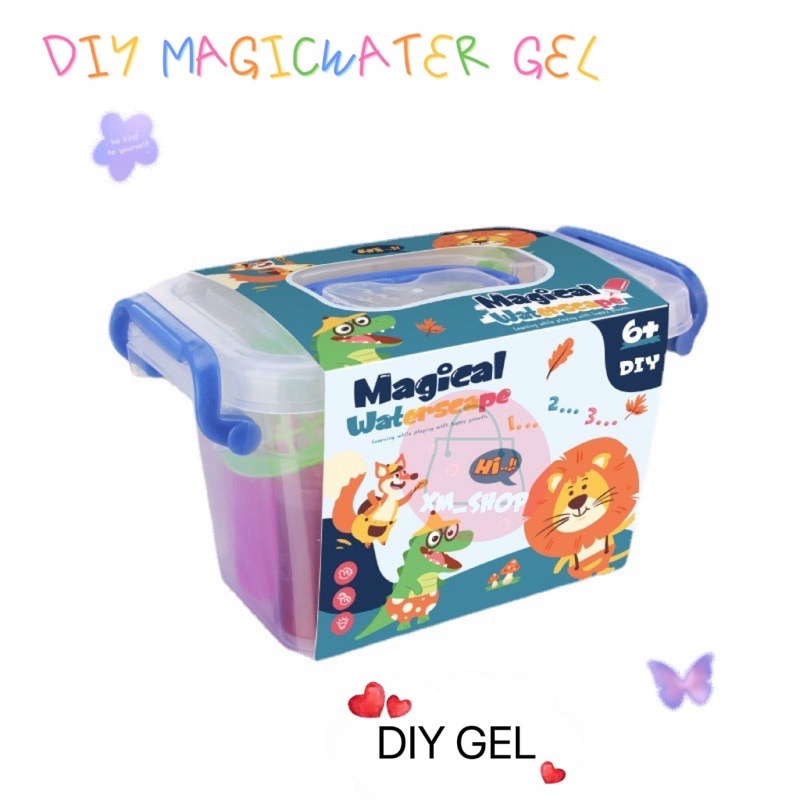 MAINAN PRAKARYA DIY GEL MAINAN MAGIC WATERSEAPE