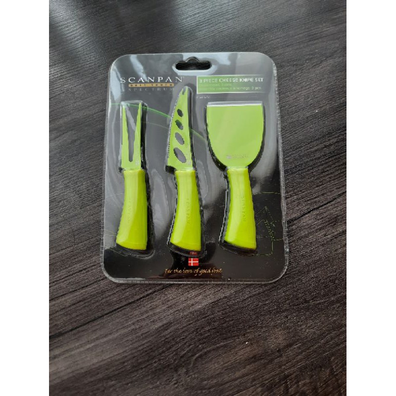 Scanpan Cheese Knife Set of 3 Spectrum Pisau Jeju Multifungsi ISI 3