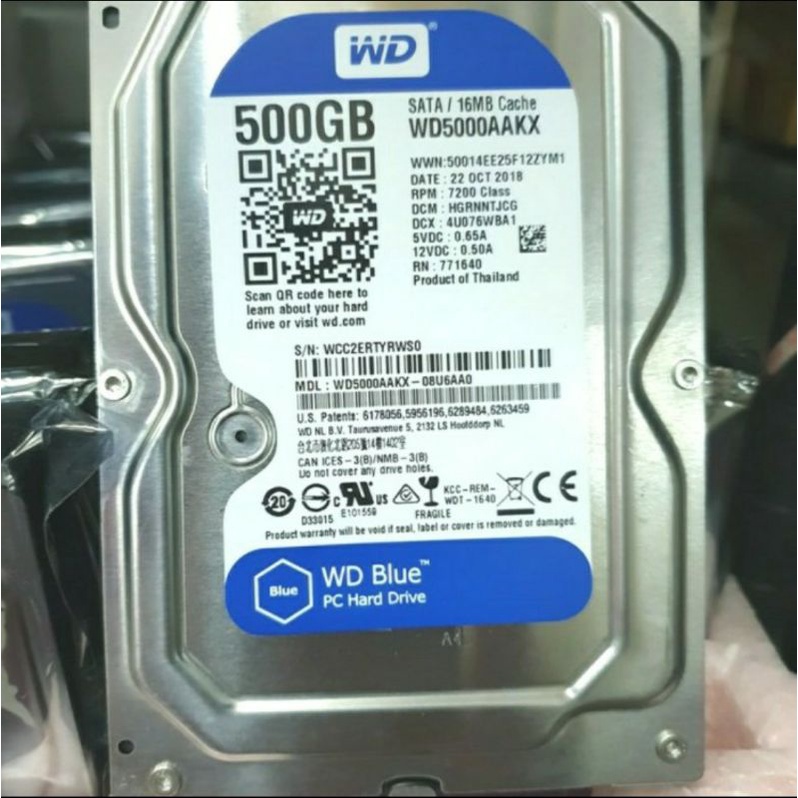 Hardisk Internal PC WD Blue 500GB