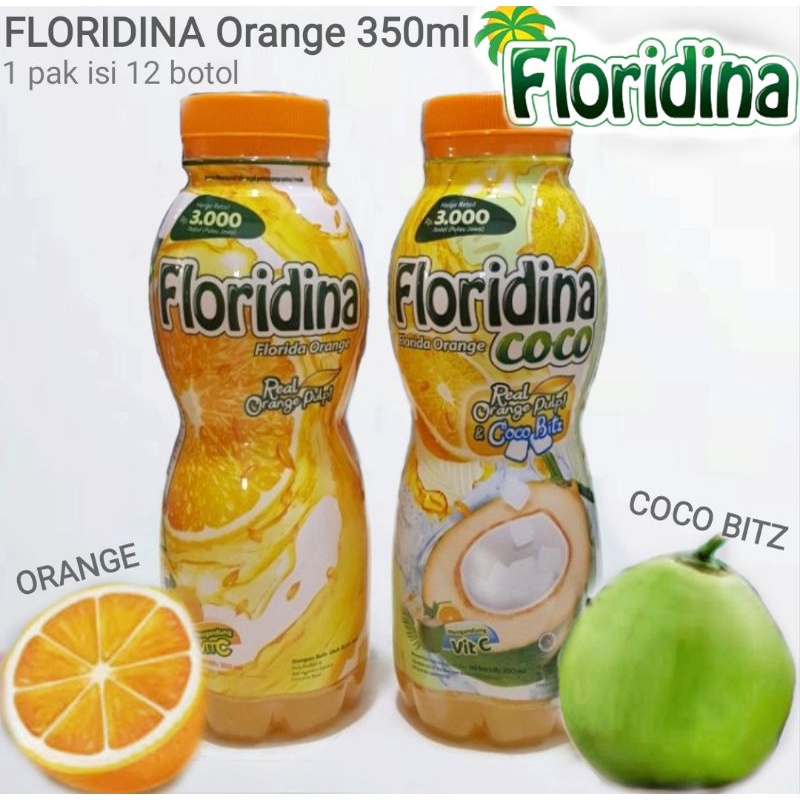 Floridina orange botol 350ml khusus gosend