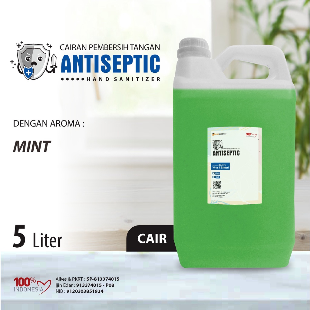 Hand Sanitizer • CAIR MINT 5 Liter Jerigen