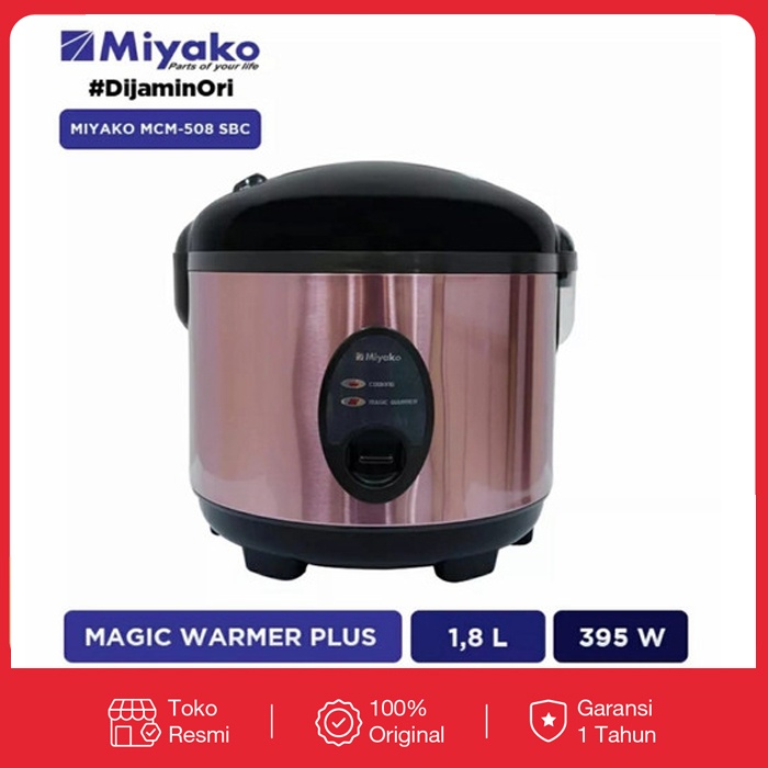 Miyako MCM 508 SBC 3in1 Mejikom / Rice Cooker / Magic Com / magiccom / magicom / megicom / mejikom 2