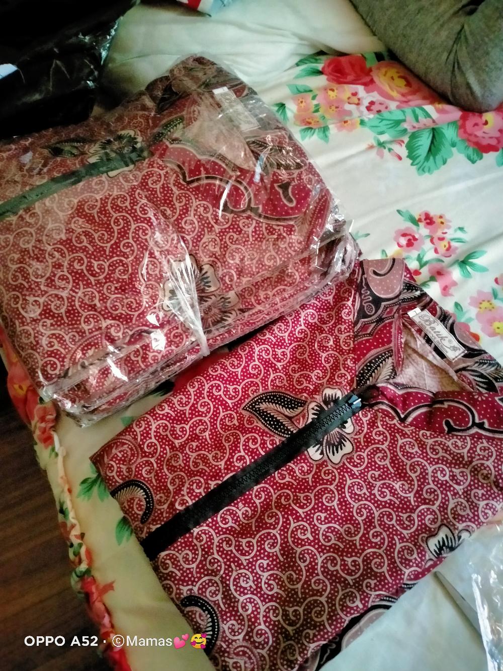 Batik Kahuripan Kemeja Batik Pria Lengan Panjang Motif Ulir V/atasan Pria Lengan Panjang Casual