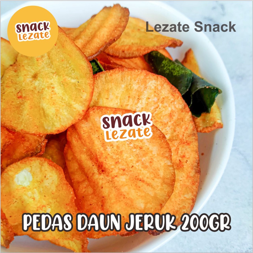 

Sedap Snack - Ceriping Singkong Pedas 200gr Murah Criping Singkong Balado / Kripik Singkong Pedas Balado Daun Jeruk / Keripik Singkong