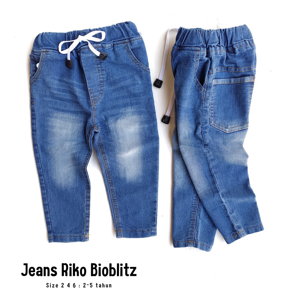 Celana Jeans Jins Panjang Anak Laki Laki2 Cowok 2 3 4 5 6 Tahun RIKO