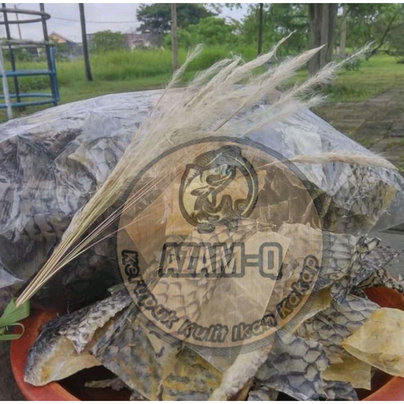 

kerupuk kulit ikan kakap (mentah)