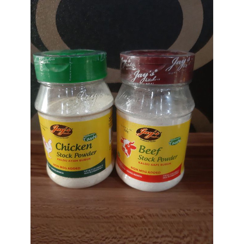 

JAY'S KITCHEN STOCK POWDER NO MSG HALAL